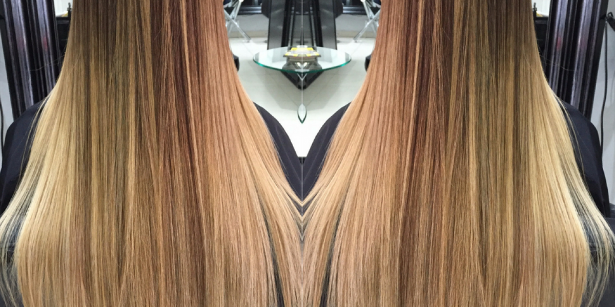Evolution Keartin Smoothing treatment on Long Balayage Blond hair